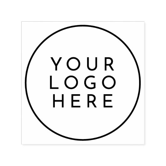 Erstellen Sie einfach Ihr Round-Custom-Logo Permastempel (Design)