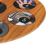 Erstellen Sie einfach Ihre eigene mit 9 Fotos habe Schneidebrett (Ecke)