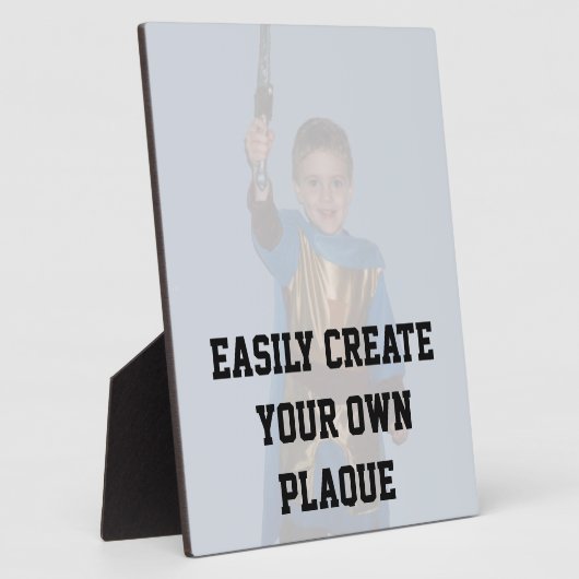 Erstellen Sie einfach Ihre eigene Plaque - Vertika Fotoplatte (Seite)