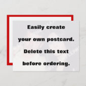 Erstellen Sie einfach Ihre eigene Postkarte (Vorne/Hinten)