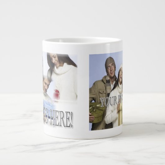 Erstellen Sie einfach Ihre eigene Zazzle-Tasse Jumbo-Tasse (Vorderseite)