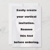 Erstellen Sie einfach Ihre vertikale Foto-Einladun Einladung (Vorderseite)
