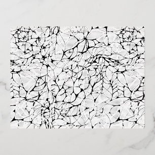 Erstellen Sie einzigartige Dankkarten mit Urlaubsk Folien Feiertagspostkarte