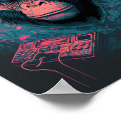 Erstellen Sie einzigartige Wandkunst mit Monkey-Po Poster (Ecke)