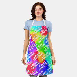 Erstellen Sie etwas Rainbow-Schürze Schürze