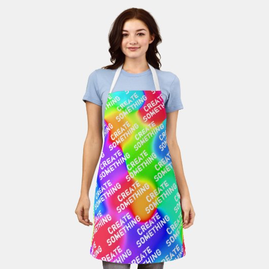Erstellen Sie etwas Rainbow-Schürze Schürze (Getragen)
