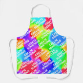 Erstellen Sie etwas Rainbow-Schürze Schürze (Vorderseite)