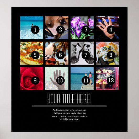 Erstellen Sie ganz einfach Ihr eigenes Foto Poster (Vorne)