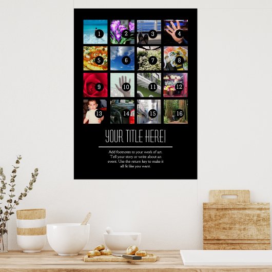 Erstellen Sie ganz einfach Ihr eigenes Foto Poster (Küche)