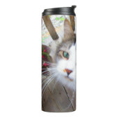 Erstellen Sie ganz einfach Ihr eigenes Foto. Thermosbecher (Nach links gedreht)