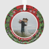 Erstellen Sie gemeinsam Ihr eigenes First Weihnach Ornament (Rückseite)