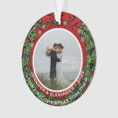 Erstellen Sie gemeinsam Ihr eigenes First Weihnach Ornament (Vorderseite)