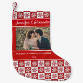 Erstellen Sie gemeinsam Ihr eigenes Weihnachtsfest Kleiner Weihnachtsstrumpf (Vorderseite)