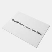 Erstellen Sie hier Ihre eigene Idee - von Shirt zu Fußmatte (Schrägansicht)