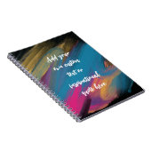 Erstellen Sie Ihr Abstraktes Motivierend Angebot Notizblock (Rechte Seite)