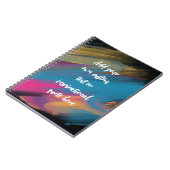 Erstellen Sie Ihr Abstraktes Motivierend Angebot Notizblock (Linke Seite)