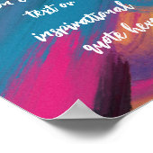 Erstellen Sie Ihr Abstraktes Motivierend Angebot Poster (Ecke)