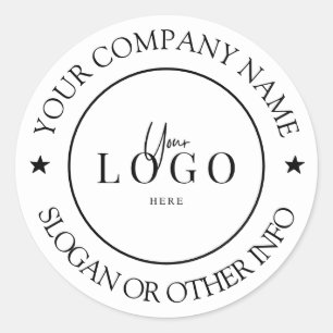 Erstellen Sie Ihr Business-Logo für den klassisch Runder Aufkleber