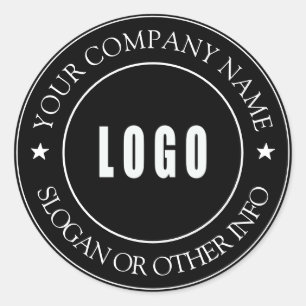 Erstellen Sie Ihr Business-Logo für den klassische Runder Aufkleber