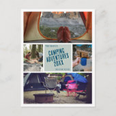 Erstellen Sie Ihr Camping Camp Ferien-Foto Postkarte (Vorderseite)