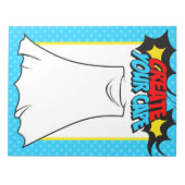 Erstellen Sie Ihr Cape Superhero-Party-Aktivitätsb Notizblock (Vorderseite)