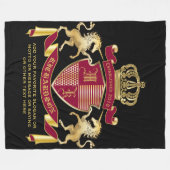 Erstellen Sie Ihr Coat mit dem Emblem des Roten Go Fleecedecke (Vorderseite (Horizontal))