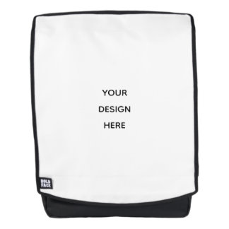 Erstellen Sie Ihr Design hier, fügen Sie Ihren Tex Rucksack