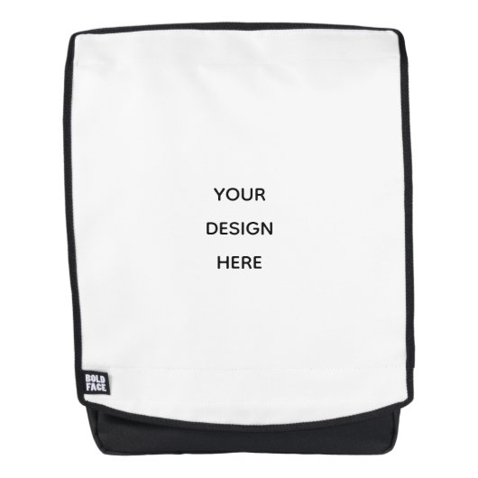 Erstellen Sie Ihr Design hier, fügen Sie Ihren Tex Rucksack (Vorderseite)