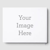 Gästebuchgröße: 26,7 cm × 21 cm, Papier: Liniertes Weiß 70# Ungestrichen Text (Rückseite)