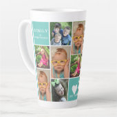Erstellen Sie Ihr eigenes 12-Collage Monogramm Aqu Milchtasse (Linke Ecke)