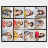 Erstellen Sie Ihr eigenes 12-Foto Collage Fleece B (Vorderseite (Horizontal))