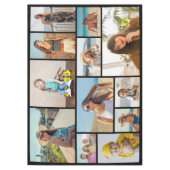 Erstellen Sie Ihr eigenes 12-Foto Collage Tableclo Tischdecke (Vorderseite)