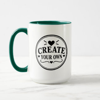 Erstellen Sie Ihr eigenes 15oz Combo Two Tone Kaff Tasse
