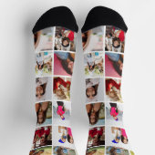 Erstellen Sie Ihr eigenes 18-Foto-Bild individuell Socken (Oben)