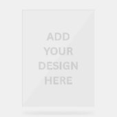 Erstellen Sie Ihr eigenes 18" x 24" Acrylzeichen Acrylschild (Vorderseite)