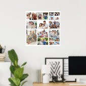 Erstellen Sie Ihr eigenes 19 Foto Collage Poster (Heimbüro)