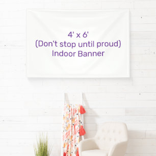 Erstellen Sie Ihr eigenes 1,2 m x 1,8 m großes Ind Banner
