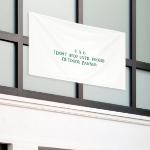 Erstellen Sie Ihr eigenes 1,2 m x 1,8 m Outdoor-Pr Banner