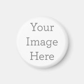 Klein, 3,2 cm Kreis Magnet (Vorne)