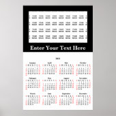 Erstellen Sie Ihr eigenes 2021 Custom Calendar Pos Poster (Vorne)
