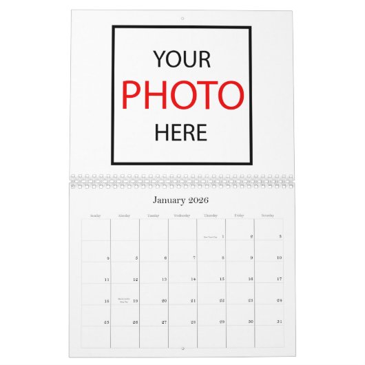 Erstellen Sie Ihr eigenes 2026 Personalisiertes, m Kalender (Jan 2026)