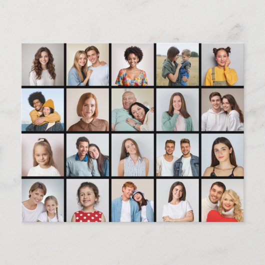 Erstellen Sie Ihr eigenes 20-Foto Collage Paper Bl (Vorderseite)