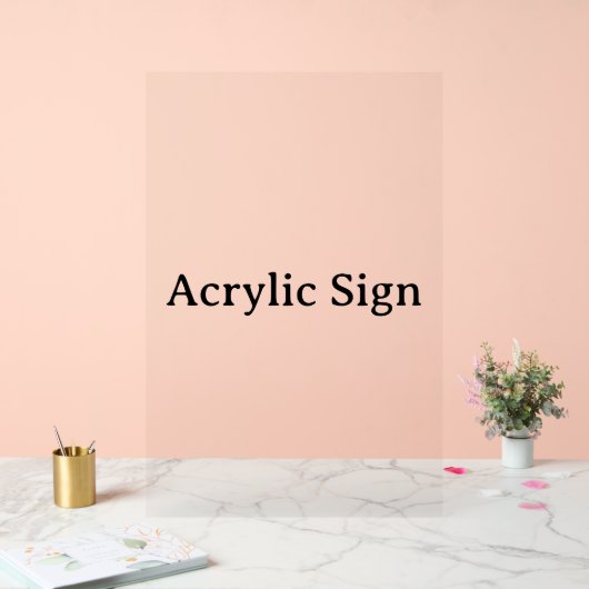 Erstellen Sie Ihr eigenes 20" x 30" Acrylschild (Hochzeit)