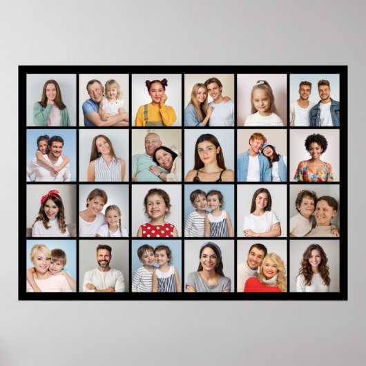 Erstellen Sie Ihr eigenes 24 Collage Poster (Vorne)