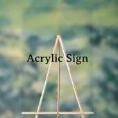 Erstellen Sie Ihr eigenes 24" x 36" Acrylschild (Neutral)