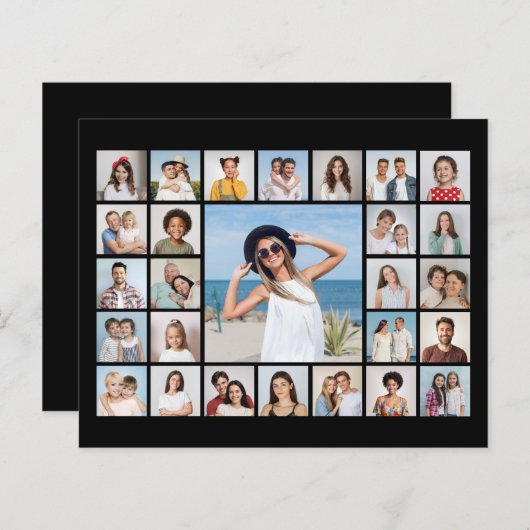 Erstellen Sie Ihr eigenes 27-Foto Collage Paper Bl (Vorne/Hinten)