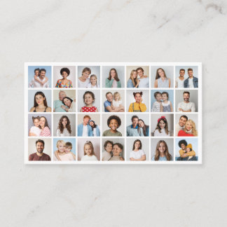 Erstellen Sie Ihr eigenes 28 Collage Pack mit 100 Visitenkarte