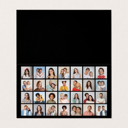 Erstellen Sie Ihr eigenes 28 Collage Pack mit 25 F Visitenkarten (Außenseite Aufgefaltet)