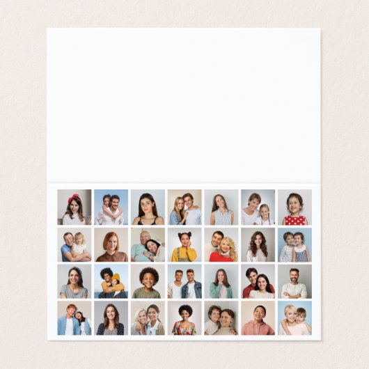 Erstellen Sie Ihr eigenes 28 Collage Pack mit 25 F Visitenkarten (Außenseite Aufgefaltet)