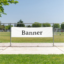 Erstellen Sie Ihr eigenes 2,5' x 10' Outdoor- Banner